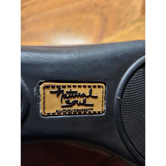 Natural Soul by Naturalizer Loafers Women Size 7W Gray Shoes Horsebit Style - Picture 7 of 7